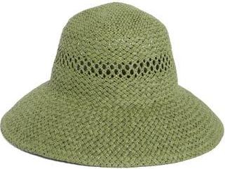 BCBGeneration Straw Bucket Hat in Green at Nordstrom Rack