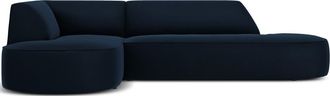 CXL by Christian Lacroix 4-Sitzer Designer Ecksofa Charles mit Ottomane rechts - Samtbezug