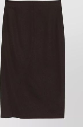Lanvin knee length and midi skirt with asymmetric hem