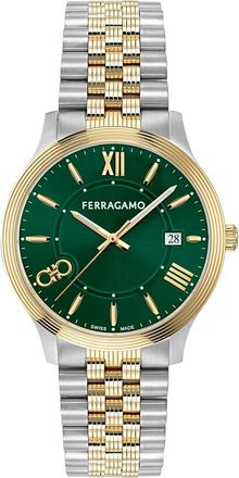 Ferragamo Duo Bracelet Watch, 40mm in Two Tone at Nordstrom