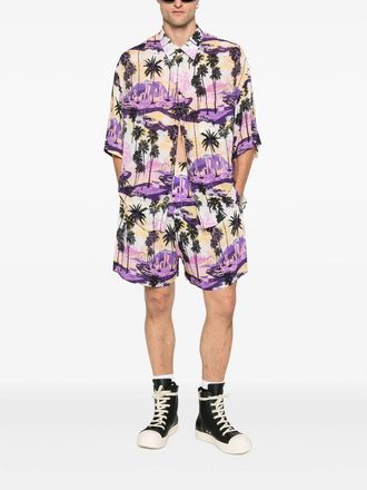 Balenciaga Palm Tree-print Shirt