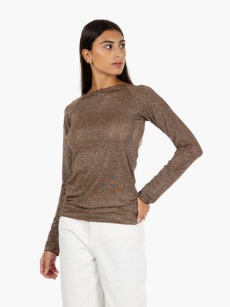 Kaos Maglia in lurex moro