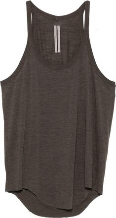 Rick Owens Scoop-neck Racerback Tank Top