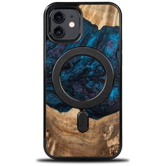 OEM Funda Bewood Unique Para Iphone 12/12 Pro - Planetas - Neptuno Con Magsafe