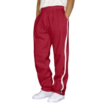 Generic Cargo Sweatpants for Men Heavyweight Fleece Casual Loose Fit Athletic Jogging Bottoms 2023 Autumn Winter Drawstring Elasticated Waist Cargo Work Trous