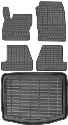 OEM Juego De Alfombrillas De Goma Para Coche Y Maletero Para Ford Focus Iii Hatchback (2010-2018)