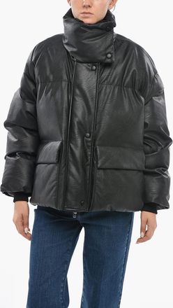 Stella McCartney Puffer Jacket ALTERMAT Boxy Fit with High Collar Stella McCartney
