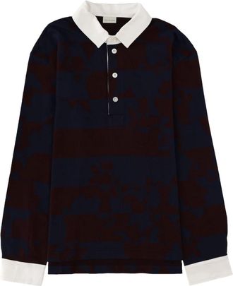 Dries Van Noten Hucho Polo - Heren - Polos - Veelkleurig - M - Katoen - Tops