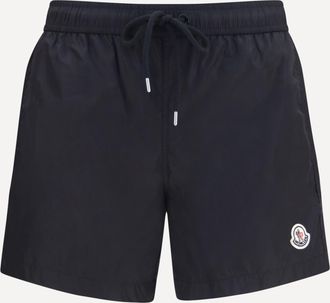 Moncler Shorts da Bagno con logo applicato Man S