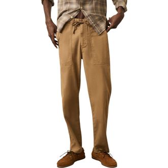Faherty Dune Drawstring Utility Pants in Wood Bark at Nordstrom Rack, Size Medium