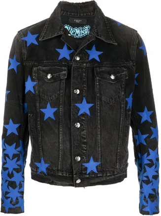Amiri Chemist Star denim jacket - men - Cotton - M - Black