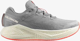 Salomon Mens Aero Glide 3 Running Shoes In Alloy/vanilla/neon F