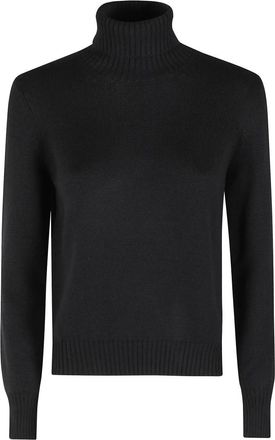 Gran Sasso Ciclista Turtleneck - Dames - Coltruien - Zwart - 2XS - Wol - Truien & Vesten