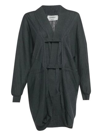 Saint Laurent long cardigan - Grey