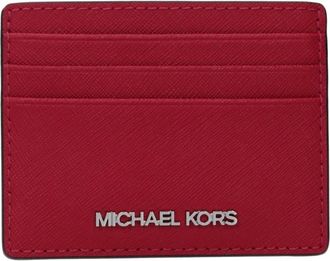 Michael Kors Wallets & Cardholders, female, Red, Size: ONE SIZE Luxury Leather Cardholder