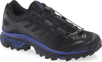 Salomon XT-4 Recon Trail Sneaker in Black/Black/Bluing at Nordstrom, Size 10.5
