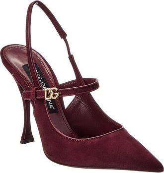Dolce & Gabbana Suede Slingback Pump