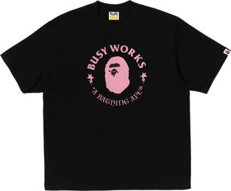 A Bathing Ape Busy Works ape head T-shirt - men - Cotton - M - Black