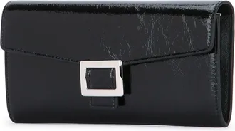 Roger Vivier Womens Vivier Wallet Black Patent Leather