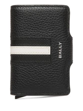 Bally stripe-detail wallet - Black