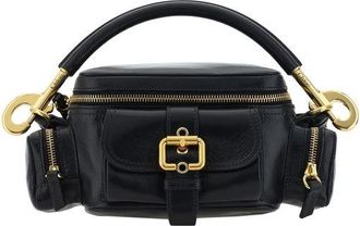 Chlo&eacute; Camera handtas met meerdere draagopties - Dames - Handtassen - Zwart - ONE Size - Tassen