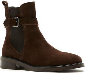 La Canadienne Auren City Dry Waterproof Bootie in Brown Suede at Nordstrom Rack, Size 5.5