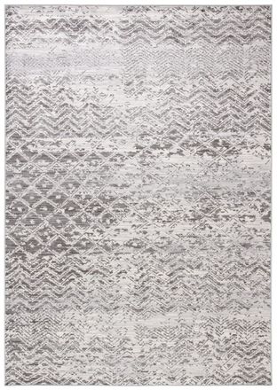 Safavieh Alfombra transicional de viscosa gris, 122 x 183 cm