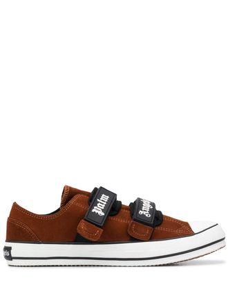 Palm Angels Sneakers met klittenband - Bruin
