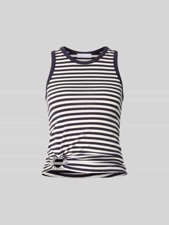 Paco Rabanne Tanktop mit gerippten Abschl&uuml;ssen in Marine, Gr&ouml;&szlig;e L/XL