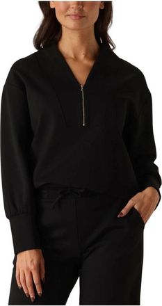 Access Fashion D44-2143-749 Sweater - Dames - Sweatshirts - Zwart - L - Nylon - Hoodies & sweatvesten