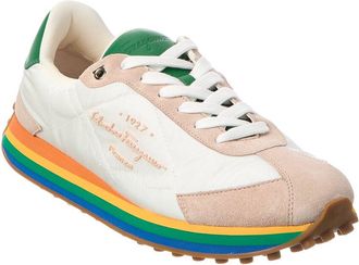 Ferragamo Ferragamo Quilted Canvas & Suede Sneaker