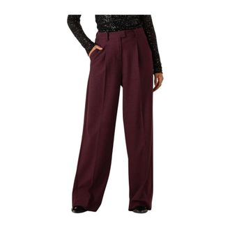 Modstr&ouml;m Broeken, Dames, Rood, M, Leer, Ripleymd Pants