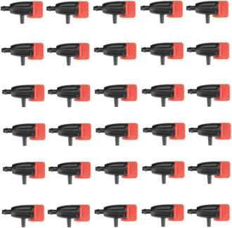 OEM Paquete De 60 Goteros De Riego, Dispositivos De Riego Para Plantas, De 0 A 200 L, Emisores De Goteo Ajustables, Microaspersores, Flujo De Agua, Rociad
