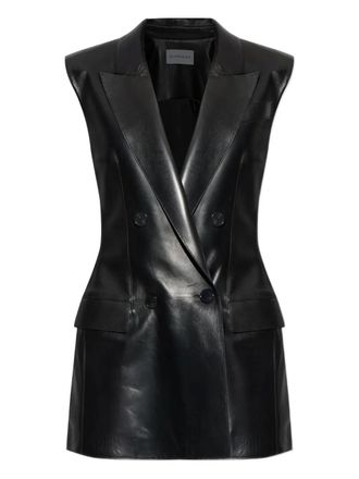 Givenchy double-breasted sleeveless jacket - Black