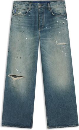 HUGO BOSS Loose-fit jeans in heavyweight cotton denim