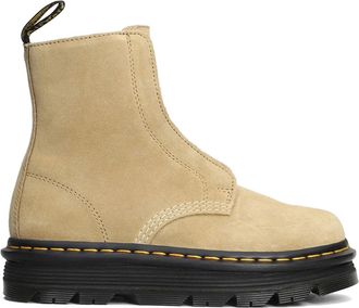 Dr. Martens laceless slip-on suede boots - unisex - Suede/Leather/Polyethylene vinyl acetate (PEVA)/PVC - 6.5 - Neutrals