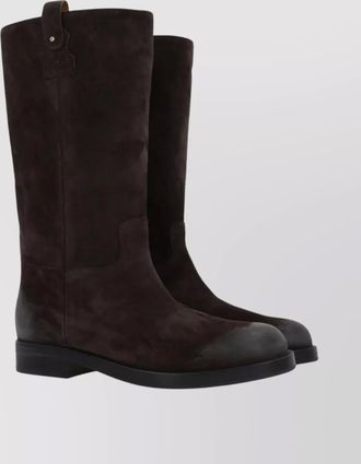 Churchs suede ankle boots with low block heel