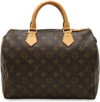 Louis Vuitton Pre-owned Monogram Speedy 30 Handtas - Dames - Vintage Handtas - Bruin - ONE Size - Vintage