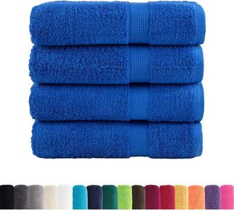 vidaXL Toallas De Ducha Solund 4 Unidades Azul 70x140 Cm 600 Gsm Vidaxl