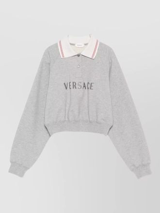 Versace cotton crewneck sweatshirt