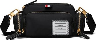 Thom Browne Marsupio con applicazione logo - Nero
