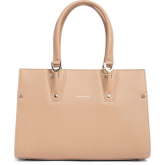 Longchamp Paris Premier Small Tote in Sand at Nordstrom Rack