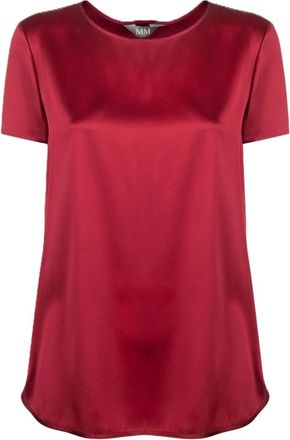 Max Mara MM MAX Mara Shirts - Dames - T-shirts - Bruin - XS - Tops