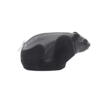 Loewe Pre-owned Portamonete in Pelle e Camoscio - - Pre-owned - Donna - Nero - ONE SIZE