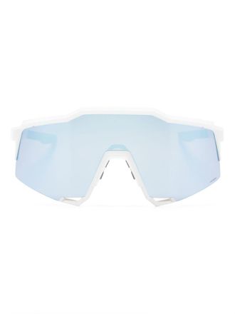 100% Eyewear SPEEDCRAFT oversized-frame sunglasses - White