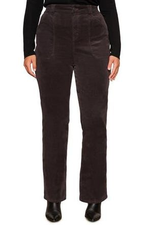 Sanctuary Hayden Bootcut Utility Corduroy Pants in Semi Sweet at Nordstrom Rack, Size 14W