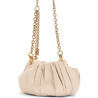 Chlo&eacute; Pleated Crossbody Bag in Milk at Nordstrom