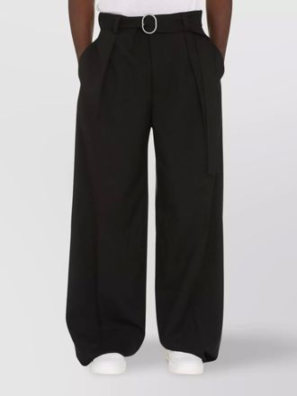 Jil Sander wool pleated trousers