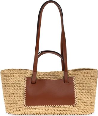 Ulla Johnson Tassen, Dames, Beige, ONE Size, Leer, Lali handtas