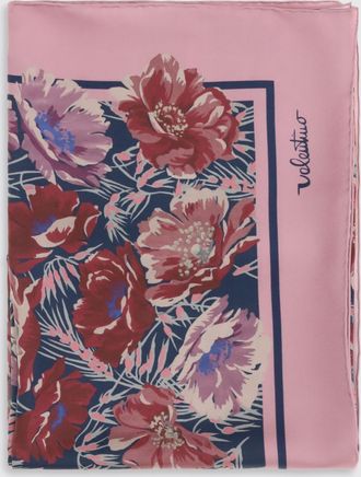 Valentino Garavani Foulard Valentino Garavani in nseta con stampa floreale